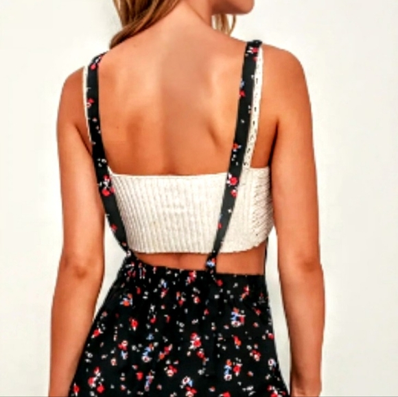 Free People Sweet in the Streets Floral Romper Jumpsuit - Picture 2 of 3